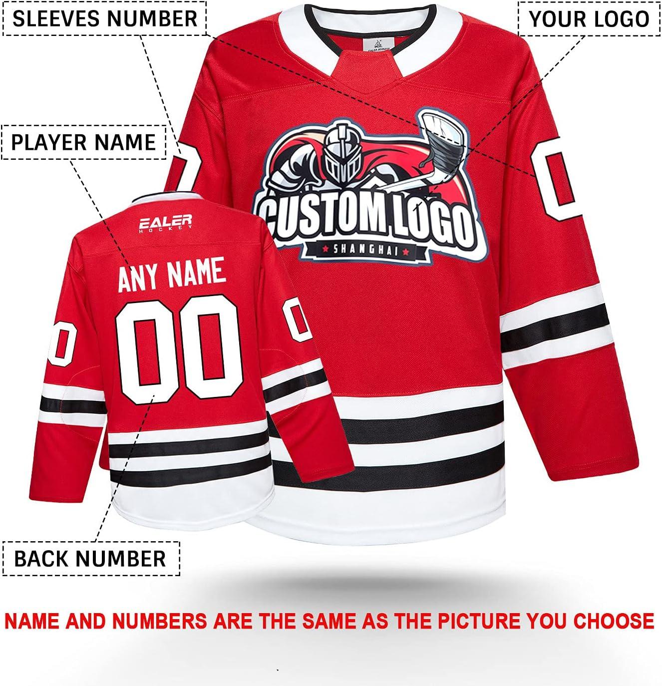 image:imageCustom H900 Series National Ice Hockey League Team Color Practice Jersey for Junior to Senior Adult and Youth Personalise