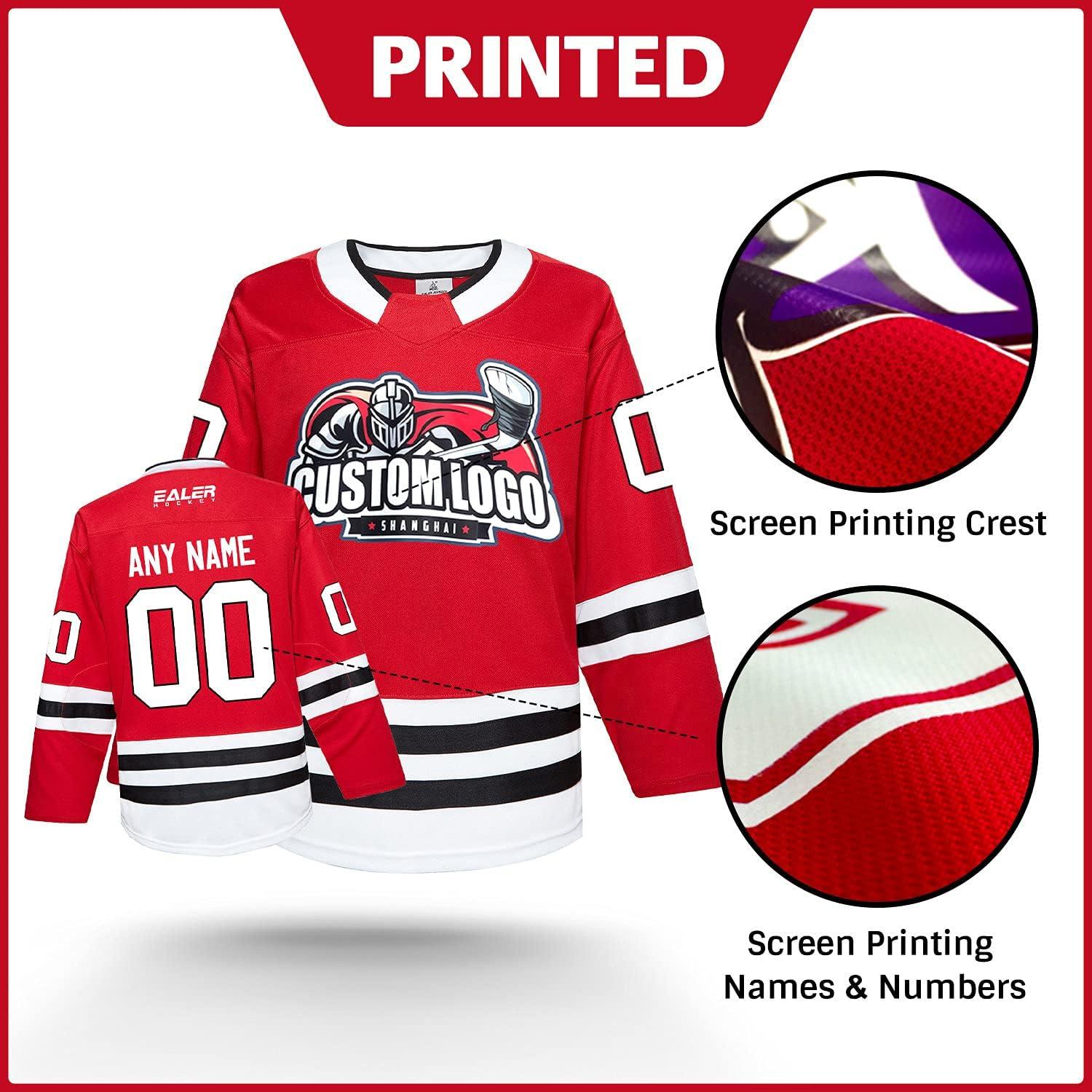image:imageCustom H900 Series National Ice Hockey League Team Color Practice Jersey for Junior to Senior Adult and Youth Personalise