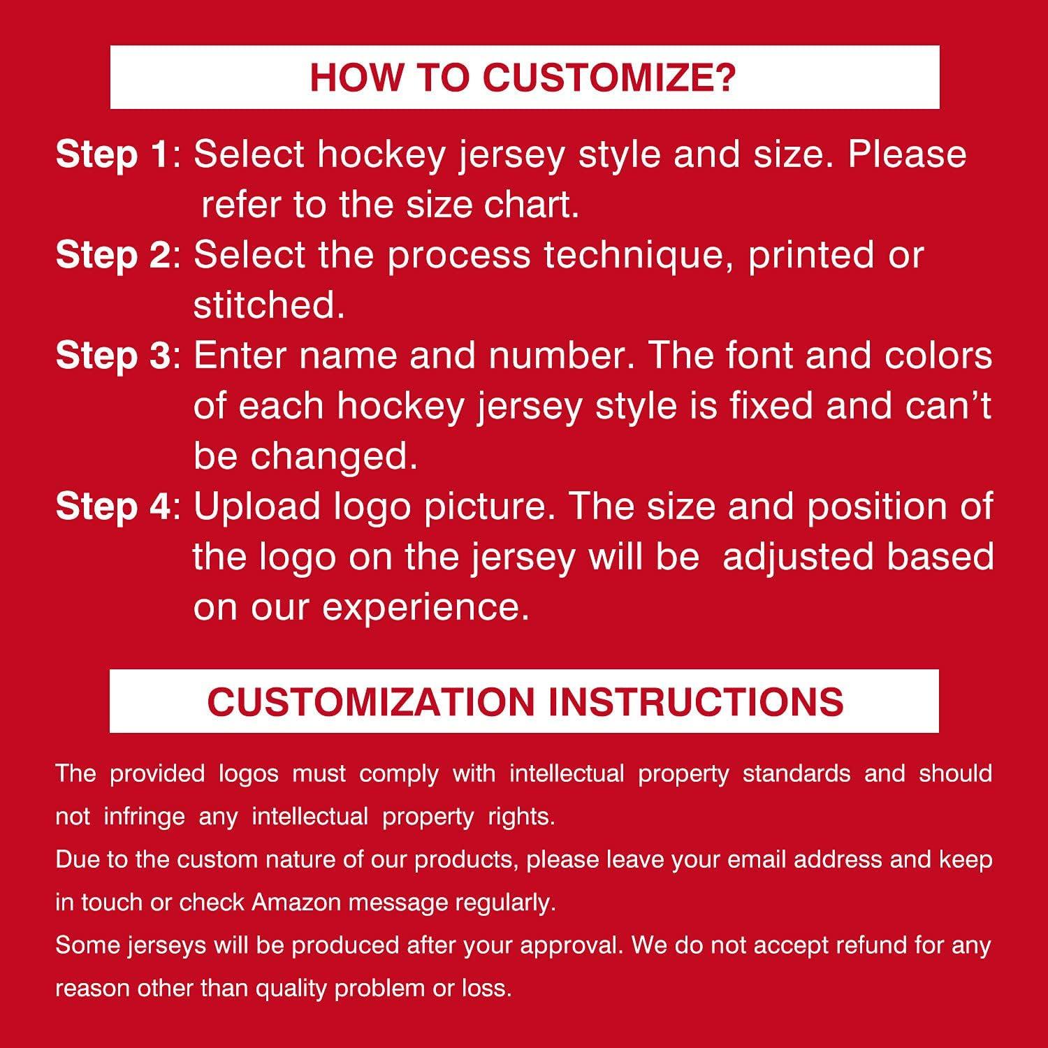image:imageCustom H900 Series National Ice Hockey League Team Color Practice Jersey for Junior to Senior Adult and Youth Personalise