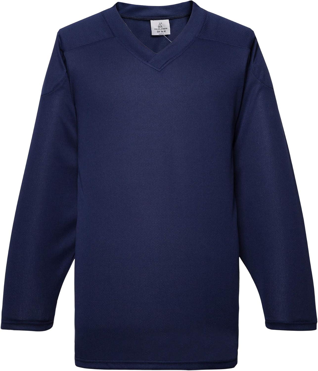 image:imageEALER H80 Series Blank Ice Hockey Practice Jersey for Men and Boy Senior and Junior Adult and YouthNavy