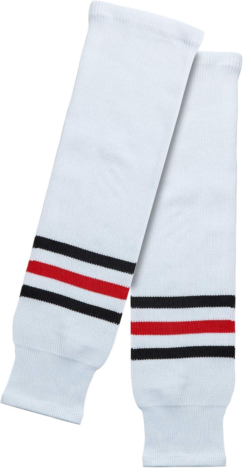 image:imageEALER HSK Series Multiple Colors Knit Hockey Socks Junior To Senior018white