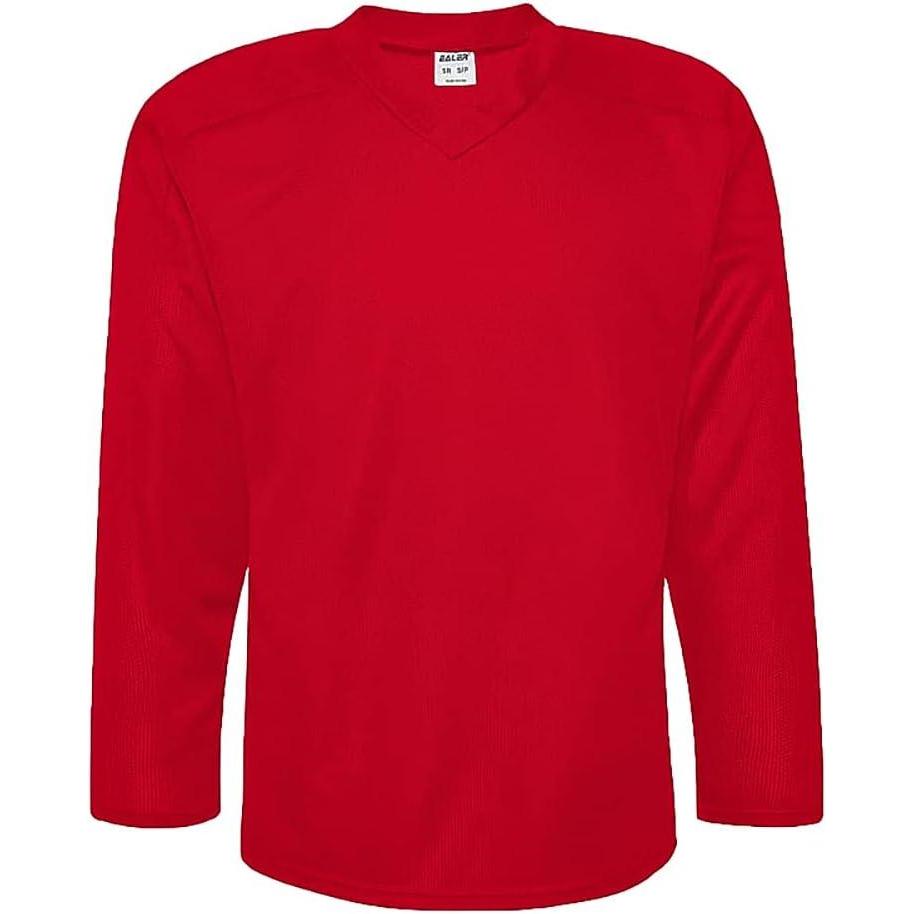 image:imageEALER H80 Series Blank Ice Hockey Practice Jersey for Men and Boy Senior and Junior Adult and YouthRed