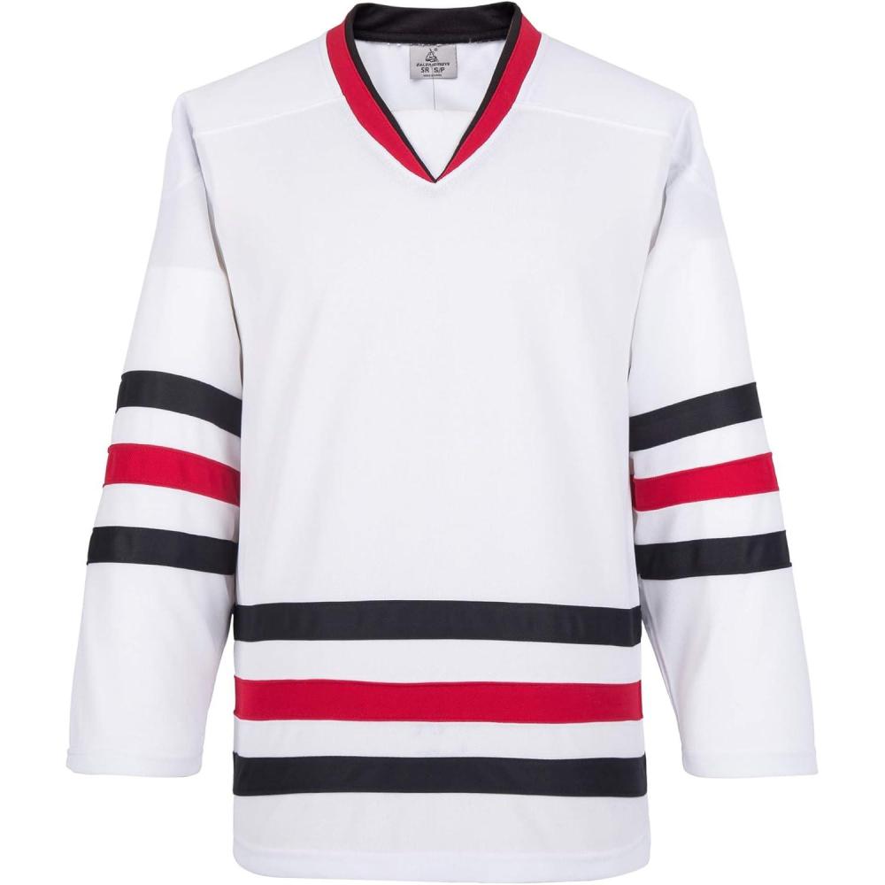 image:imageEALER H900 Series Ice Hockey League Team Color Blank Practice JerseyE009white