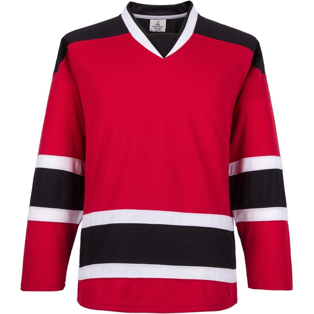 image:imageEALER H900 Series Ice Hockey League Team Color Blank Practice JerseyE071red