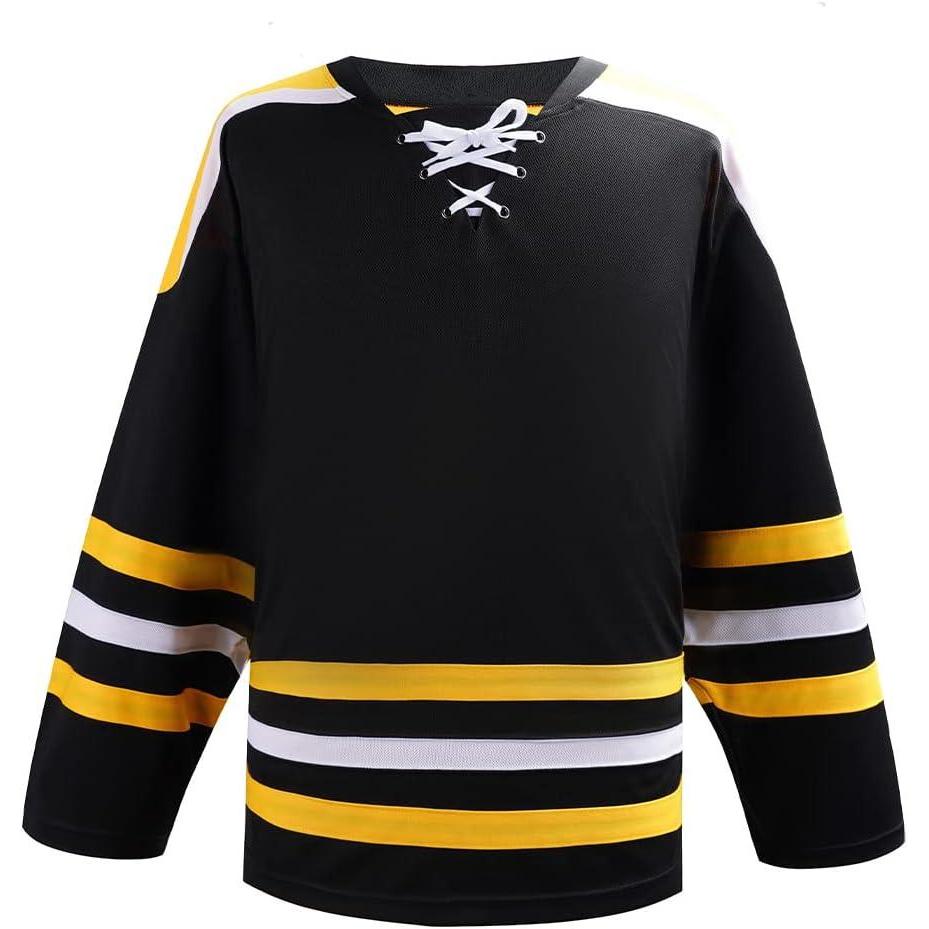 image:imageEALER H900 Series Ice Hockey League Team Color Blank Practice JerseyE105black