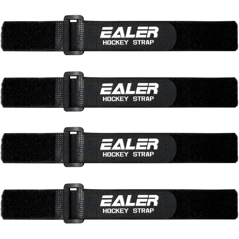 image:imageEALER Heavy Duty Hockey Shin Straps for Easy Use Black