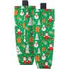 image:imageEALER Christmas Sublimated Practice Hockey Socks Leggings with elk and Snow for Men and BoysSocksgreen