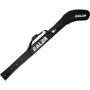 EALER Adult One Shoulder Hockey Stick Bag, Black, Lightweight, Waterproof, Adjustable Buckle Strap, Padded Shoulder Strap, Fits up to 3 Senior Sticks, for Men(Black)
