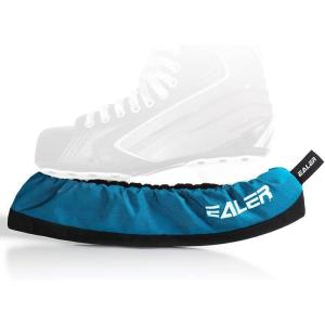 EALER BDT100 Ice Skate Blade Covers,Guards for Hockey Skates,Figure Skates and Ice Skates,Skating Soakers Cover Blades(Cyan PLUS)