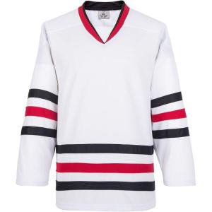 EALER H900 Series Ice Hockey League Team Color Blank Practice Jersey(E009#white)