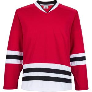EALER H900 Series Ice Hockey League Team Color Blank Practice Jersey(E022#red)