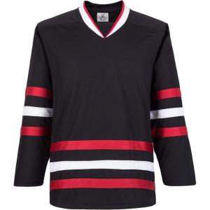 EALER H900 Series Ice Hockey League Team Color Blank Practice Jersey(E031#black)