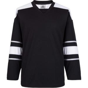 EALER H900 Series Ice Hockey League Team Color Blank Practice Jersey(E062#black)