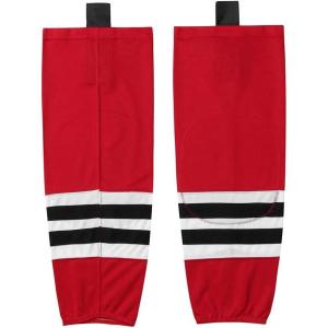 EALER HS100 Series Team Color Dry Fit Ice Hockey Socks Foer Junior To Senior & Youth To Adult(Xw003#red)
