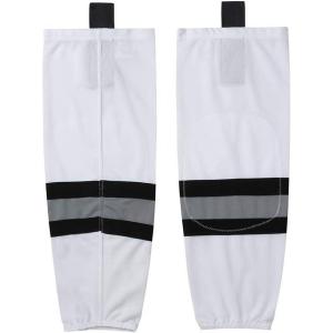 EALER HS100 Series Team Color Dry Fit Ice Hockey Socks Foer Junior To Senior & Youth To Adult(Xw042#white)