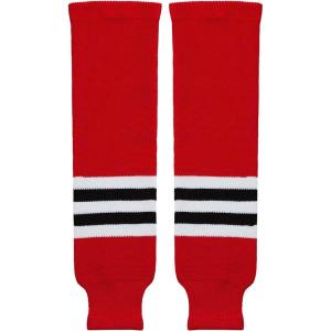 EALER HSK Series Multiple Colors Knit Hockey Socks Junior To Senior(#003red)