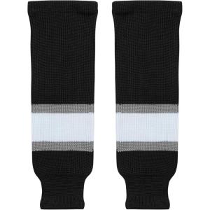 EALER HSK Series Multiple Colors Knit Hockey Socks Junior To Senior(#012black)