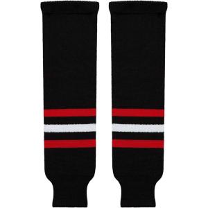 EALER HSK Series Multiple Colors Knit Hockey Socks Junior To Senior(#019black)