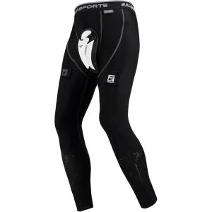 EALER Men’s Cut‑Resistant Compression Hockey Pants with Bio‑Flex Protective Cup – Jock Briefs for Men & Boys(Hcp200-men)