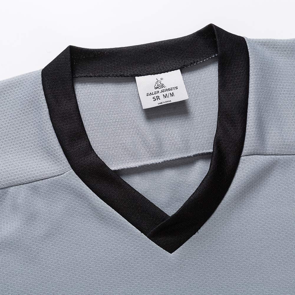 image:imageEALER H400 Series Blank Ice Hockey Practice Jersey League Jersey Team JerseyGreyBlack