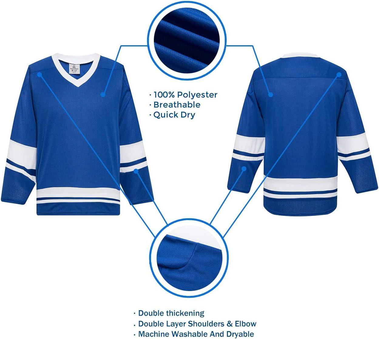 image:imageEALER H400 Series Blank Ice Hockey Practice Jersey League Jersey Team JerseyRoyalWhite