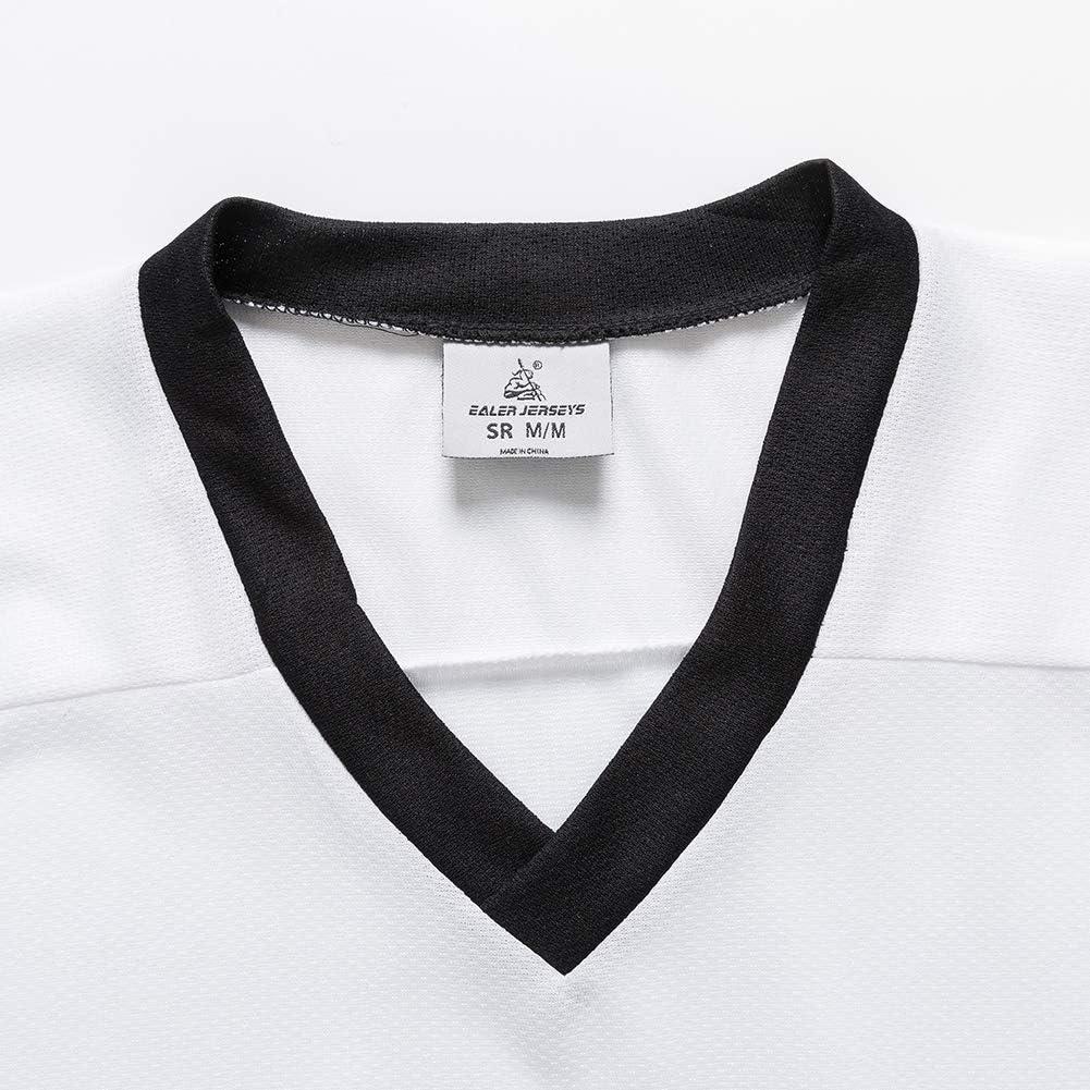 image:imageEALER H400 Series Blank Ice Hockey Practice Jersey League Jersey Team JerseyWhiteBlack