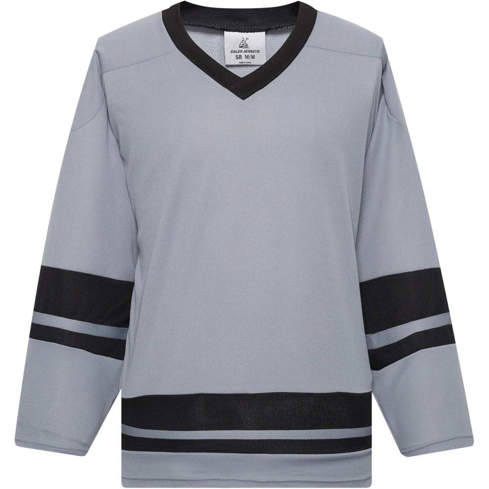 image:imageEALER H400 Series Blank Ice Hockey Practice Jersey League Jersey Team JerseyGreyBlack