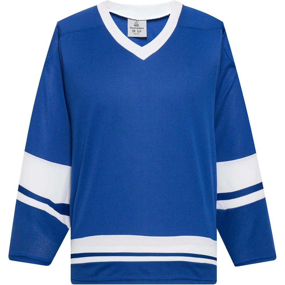 image:imageEALER H400 Series Blank Ice Hockey Practice Jersey League Jersey Team JerseyRoyalWhite