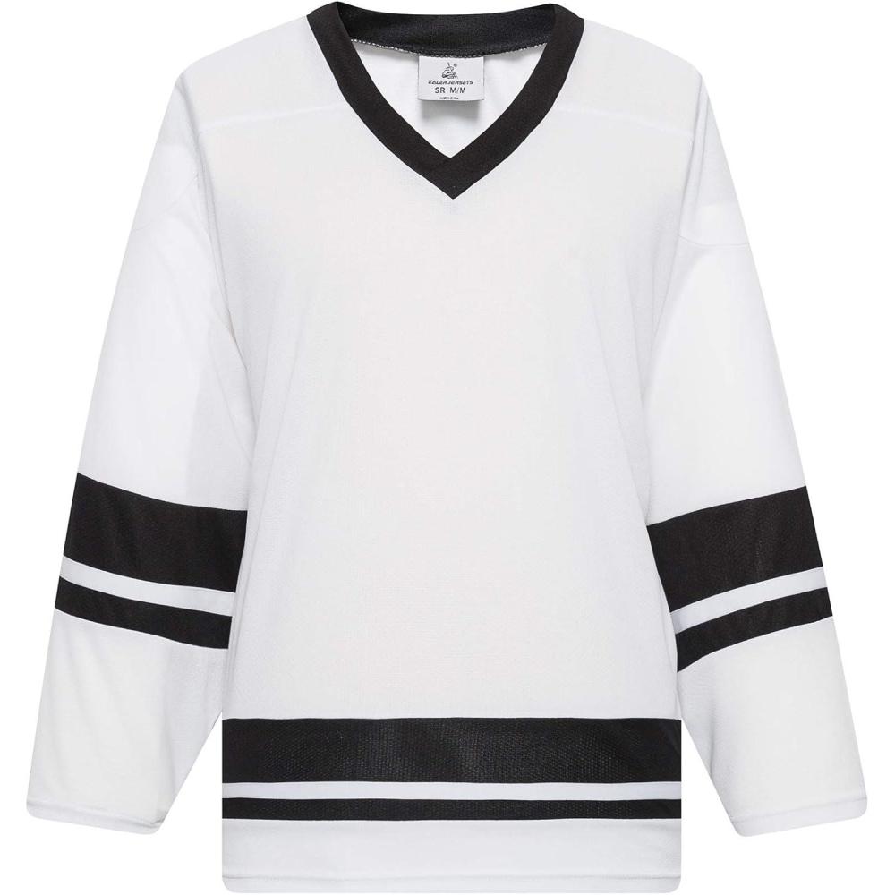image:imageEALER H400 Series Blank Ice Hockey Practice Jersey League Jersey Team JerseyWhiteBlack
