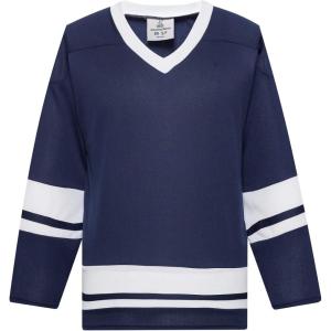EALER H400 Series Blank Ice Hockey Practice Jersey League Jersey Team Jersey(Navy/White)