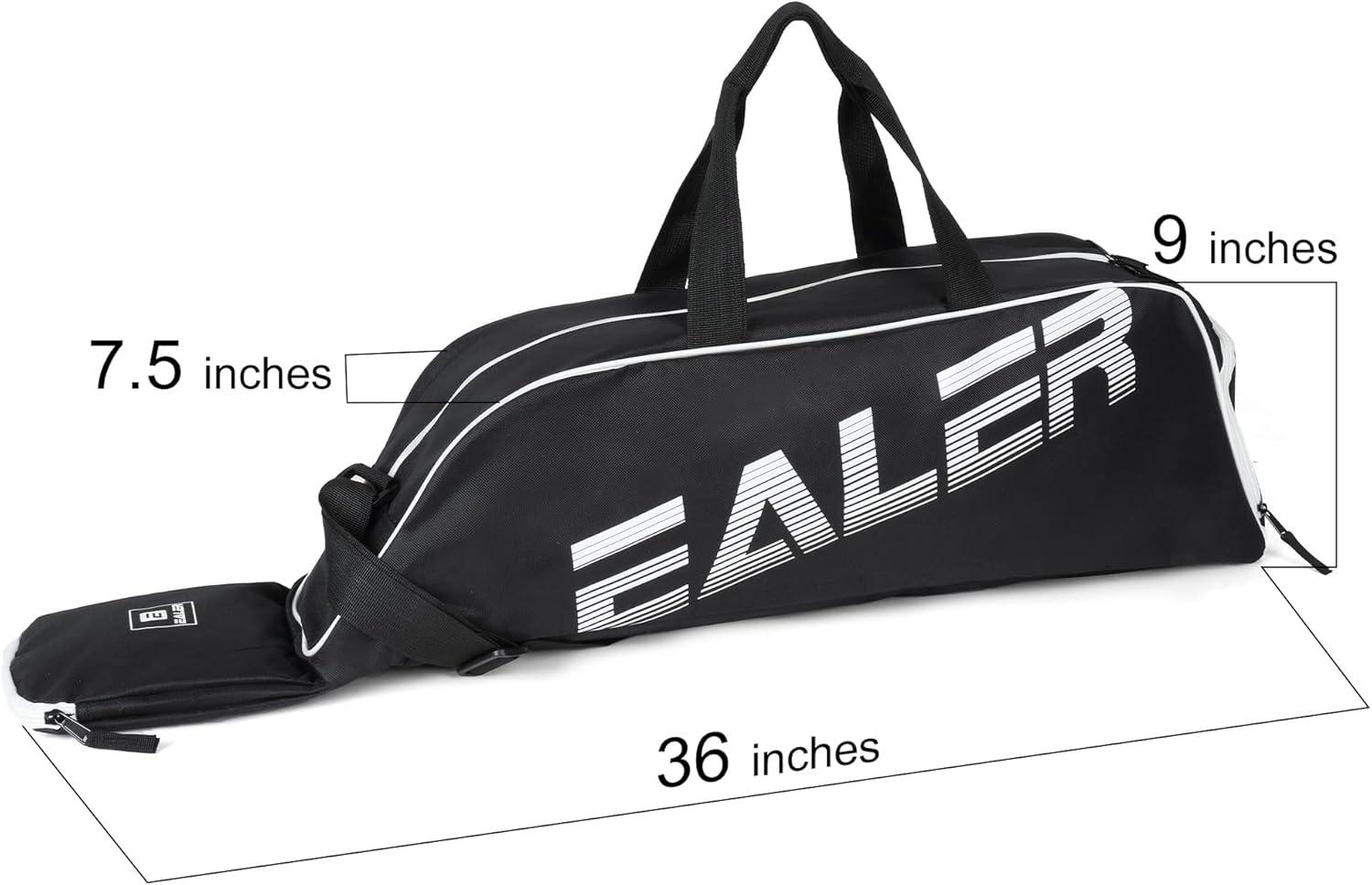 image:imageEALER Baseball Bat Tote Bag amp Tball Softball Equipment Bag Gear for Kids Youth and Adults Holds Bat Helmet Glove Cleats Shoes and MoreBlack