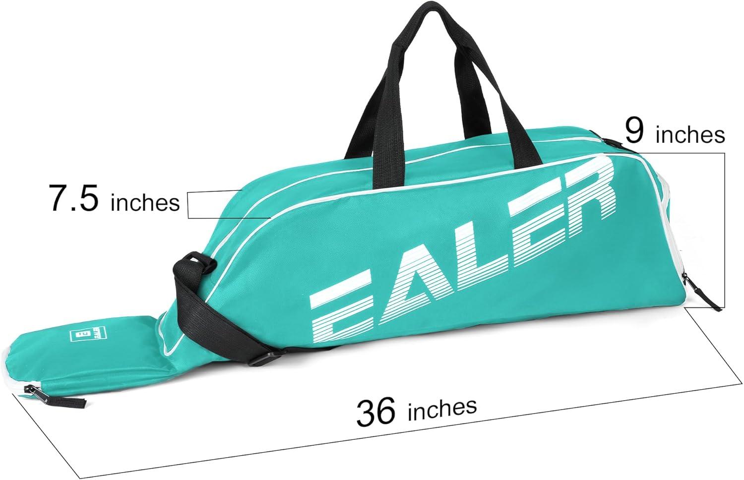 image:imageEALER Baseball Bat Tote Bag amp Tball Softball Equipment Bag Gear for Kids Youth and Adults Holds Bat Helmet Glove Cleats Shoes and MoreLake Blue