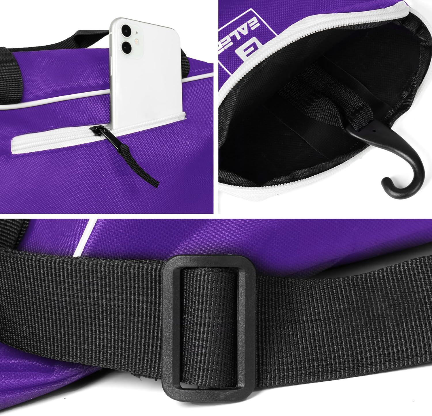 image:imageEALER Baseball Bat Tote Bag amp Tball Softball Equipment Bag Gear for Kids Youth and Adults Holds Bat Helmet Glove Cleats Shoes and MorePurple