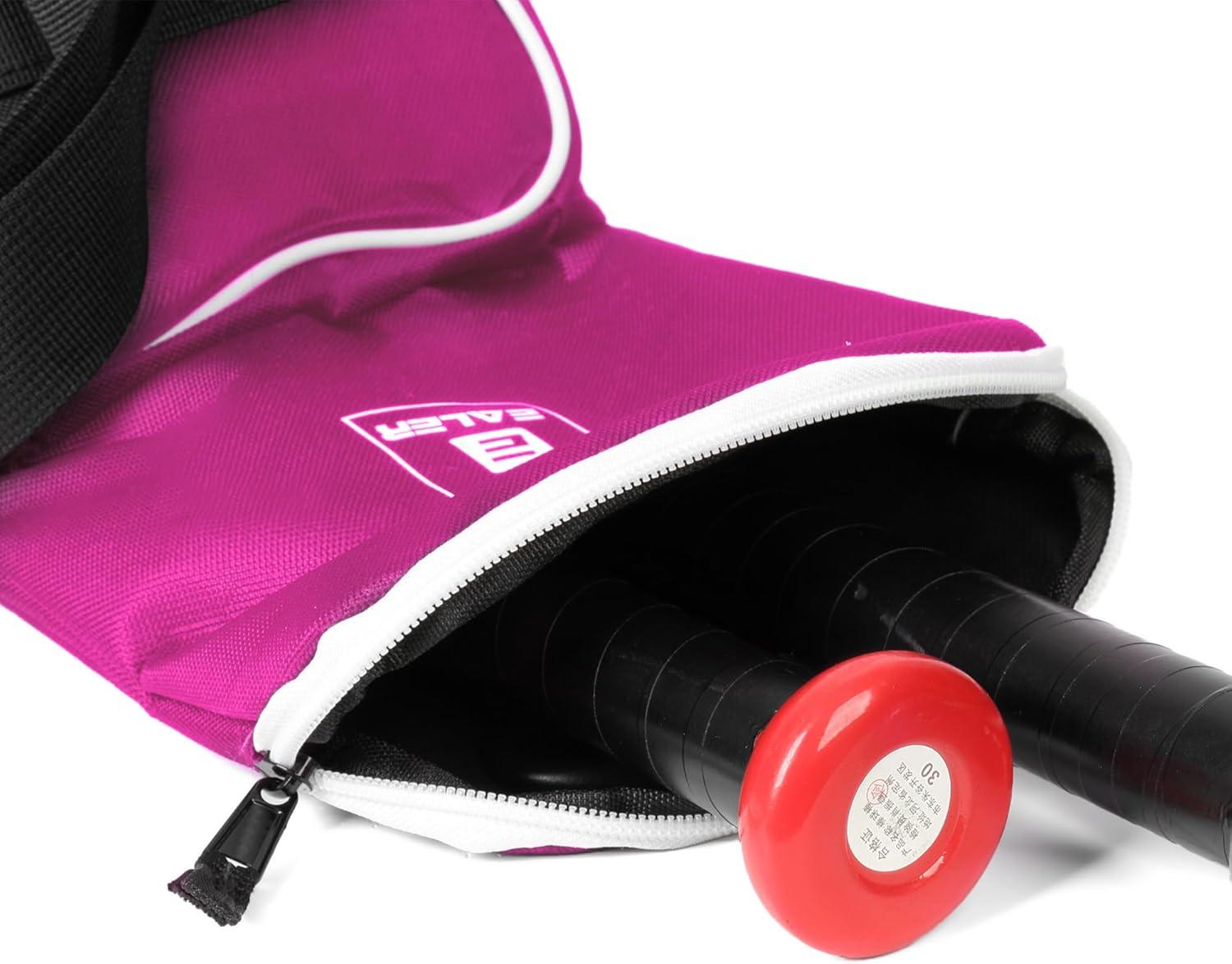 image:imageEALER Baseball Bat Tote Bag amp Tball Softball Equipment Bag Gear for Kids Youth and Adults Holds Bat Helmet Glove Cleats Shoes and MoreRose Red