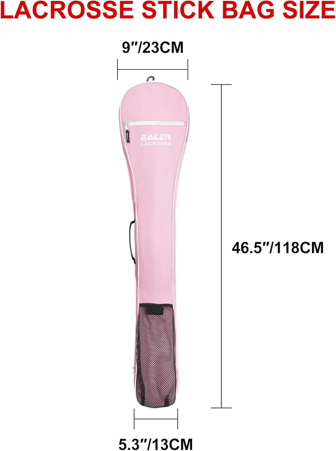 image:imageEALER ELB200 Lacrosse Stick Bag Field Hockey Stick Bag Lacrosse Equipment Bags Storage BagRose Red