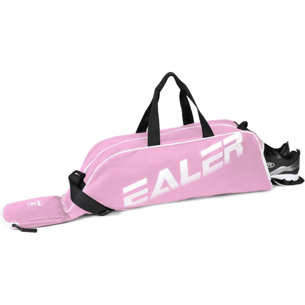 image:imageEALER Baseball Bat Tote Bag amp Tball Softball Equipment Bag Gear for Kids Youth and Adults Holds Bat Helmet Glove Cleats Shoes and MorePink