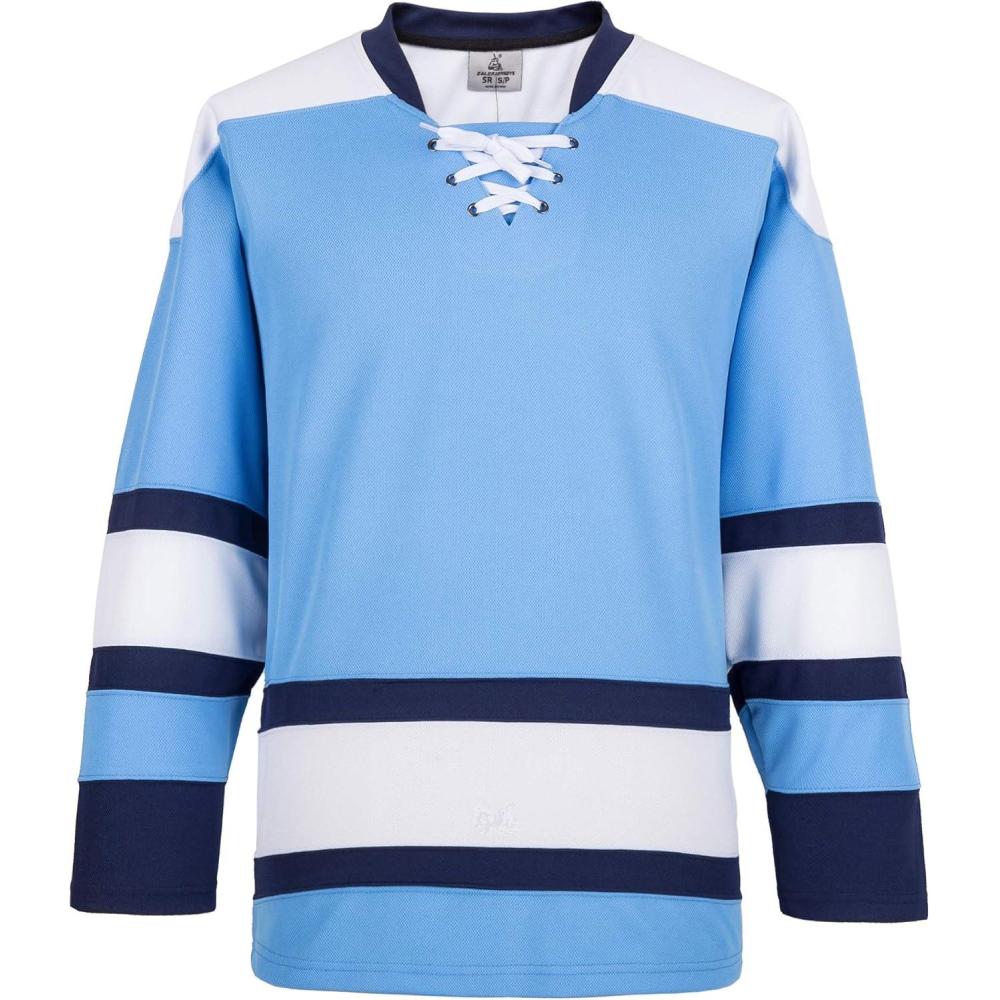 image:imageEALER H900 Series Ice Hockey League Team Color Blank Practice Jersey amp Thick Breathable and QuickDry High Strength FabricampUnisex Junior to Senior