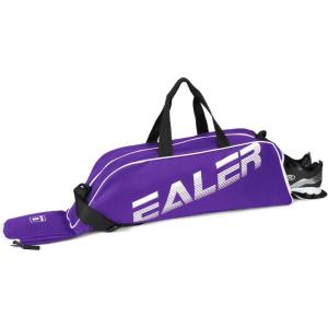EALER Baseball Bat Tote Bag & T-ball, Softball Equipment Bag – Gear for Kids, Youth, and Adults Holds Bat, Helmet, Glove, Cleats, Shoes and More(Purple)