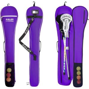 EALER ELB200 Lacrosse Stick Bag, Field Hockey Stick Bag, Lacrosse Equipment Bags Storage Bag(Pure purple)