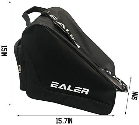 image:imageEALER HeavyDuty Waterproof Skate Bag with Adjustable Shoulder Strap Fits Ice Hockey Inline Roller amp Quad SkatesKids amp AdultsBlack