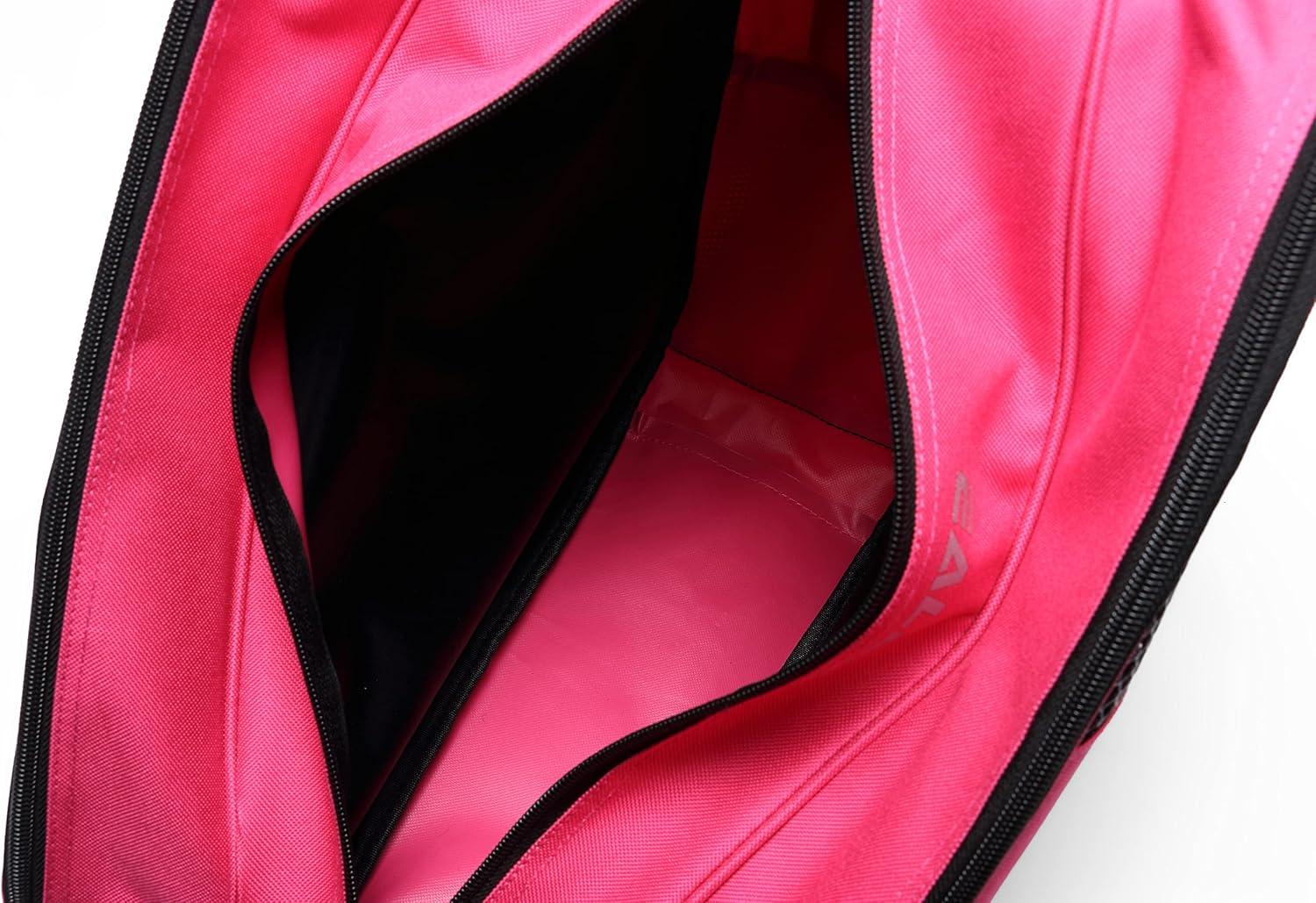 image:imageEALER HeavyDuty Waterproof Skate Bag with Adjustable Shoulder Strap Fits Ice Hockey Inline Roller amp Quad SkatesKids amp AdultsPinkA