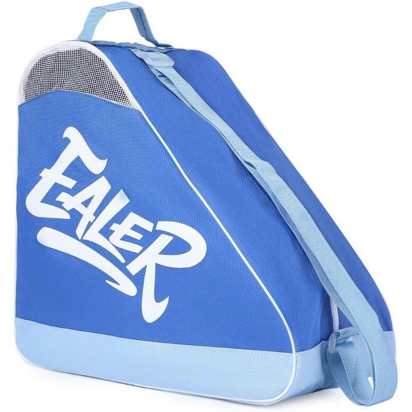 image:imageEALER HeavyDuty Waterproof Skate Bag with Adjustable Shoulder Strap  Fits Ice Hockey Inline Roller amp Quad SkatesKids amp AdultsBlue  Sky blue