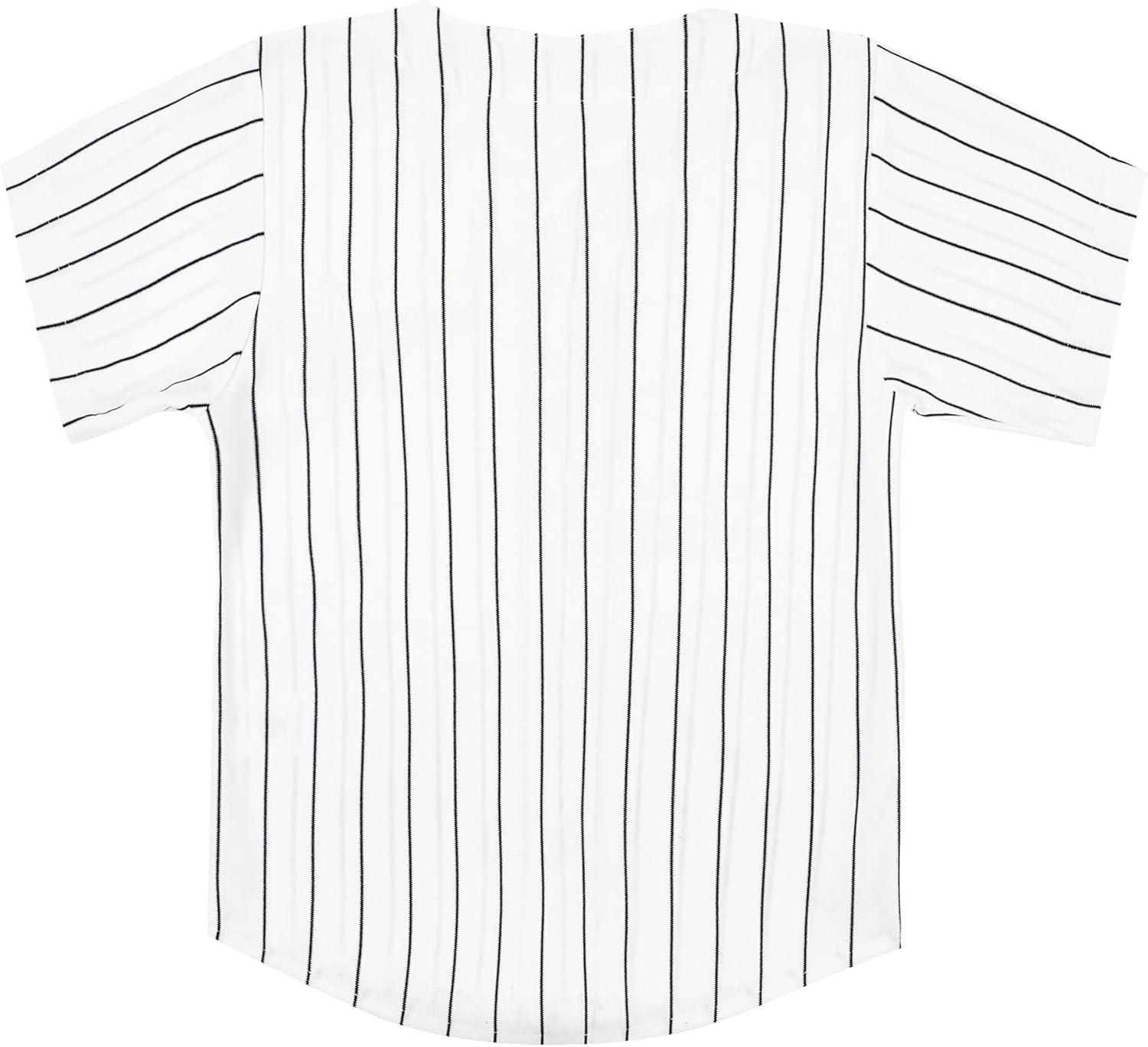 image:imageEALER BJK80 Series Kids Baseball Jersey Softball Jersey Button Down ShirtsSwhite