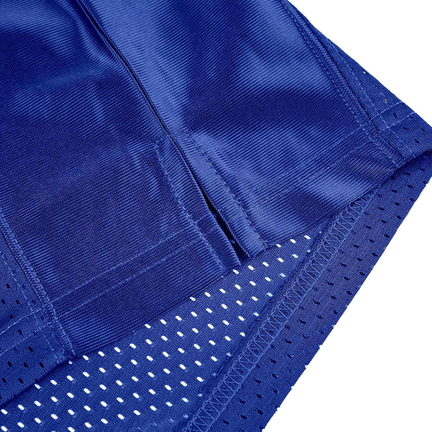image:imageEALER Blank Football Jersey Mesh Athletic Football Shirt Practice Sports UniformBlue