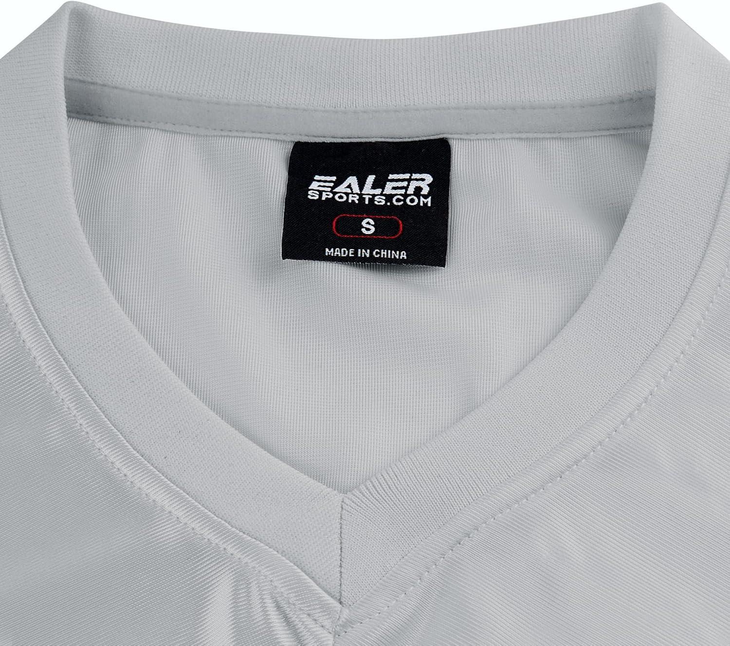 image:imageEALER Blank Football Jersey Mesh Athletic Football Shirt Practice Sports UniformGray