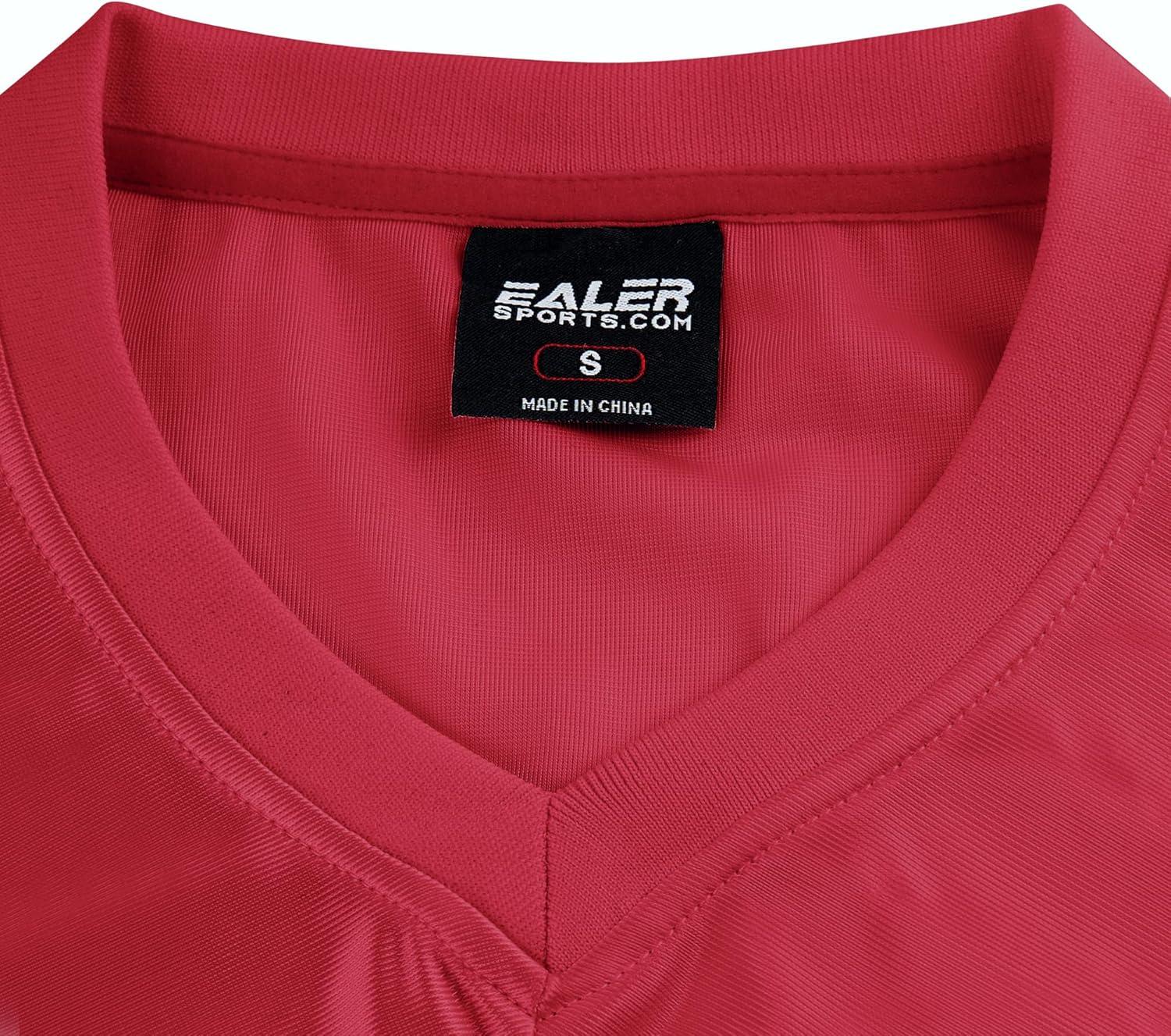 image:imageEALER Blank Football Jersey Mesh Athletic Football Shirt Practice Sports UniformNew Red