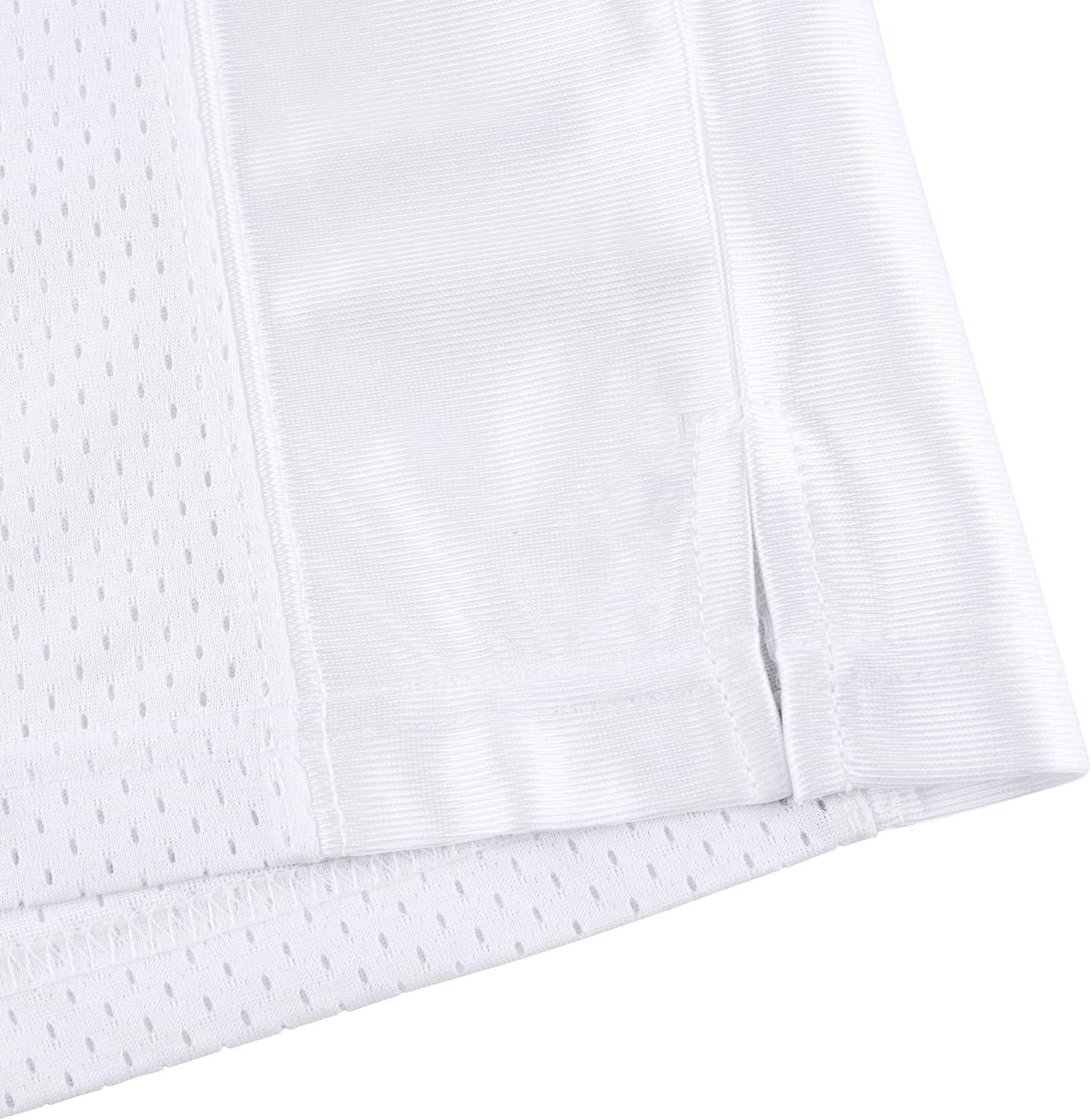 image:imageEALER Blank Football Jersey Mesh Athletic Football Shirt Practice Sports UniformWhite