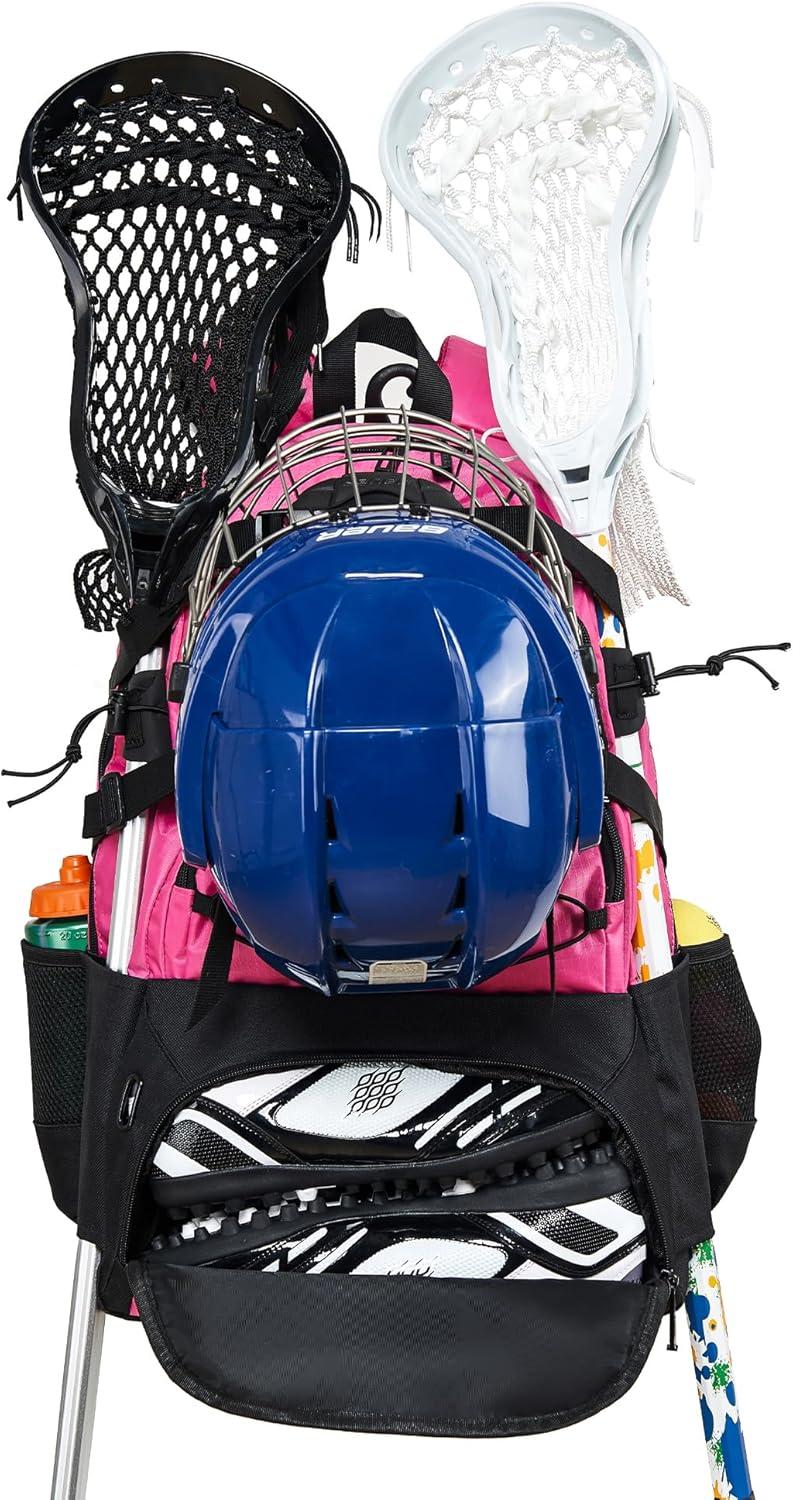 image:imageEALER ELB100 Lacrosse Bag Turf Lacrosse Backpack BagPink