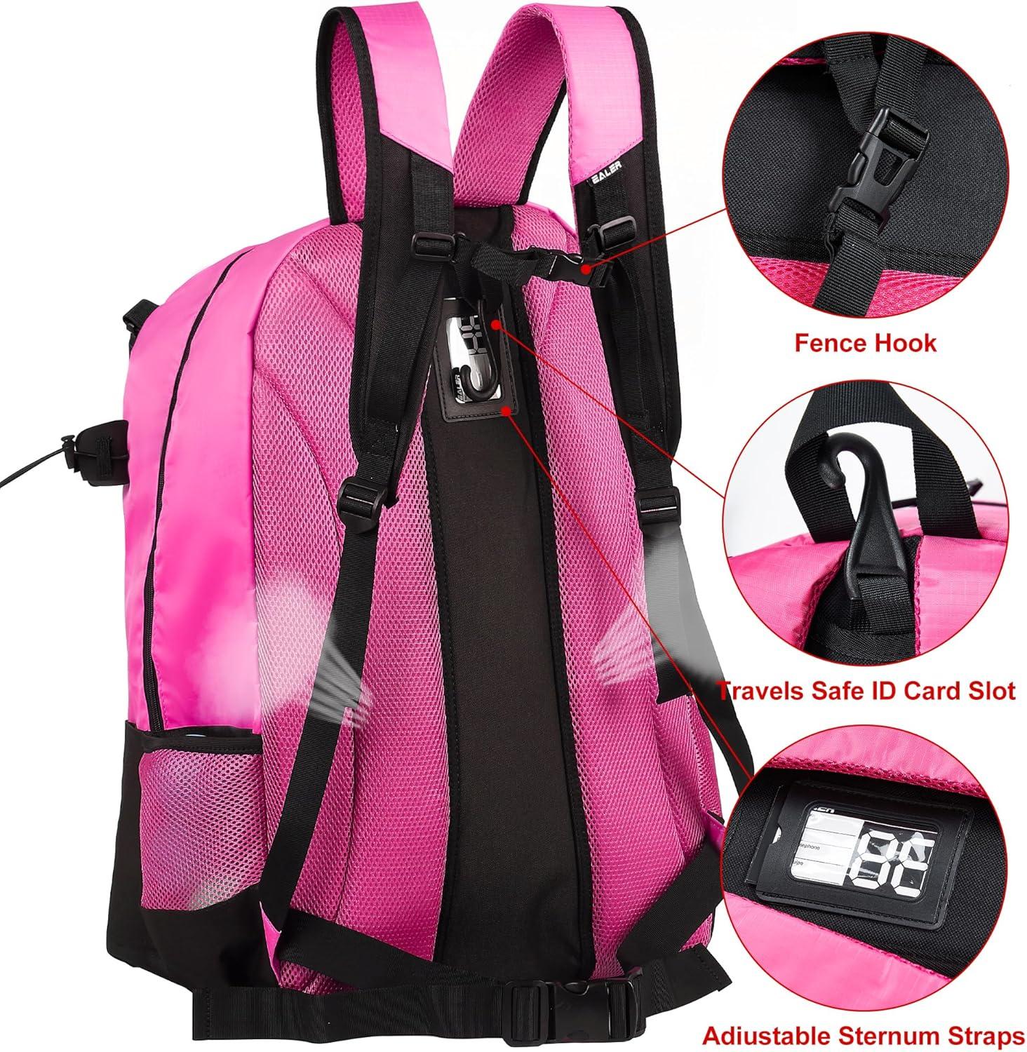 image:imageEALER ELB100 Lacrosse Bag Turf Lacrosse Backpack BagPink