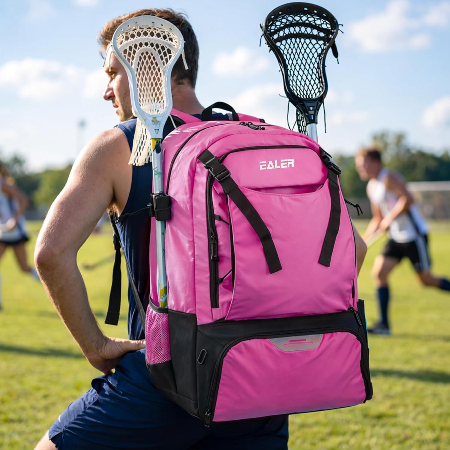 image:imageEALER ELB100 Lacrosse Bag Turf Lacrosse Backpack BagPink